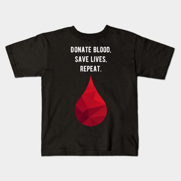 Donate Blood Kids T-Shirt by myshirtylife